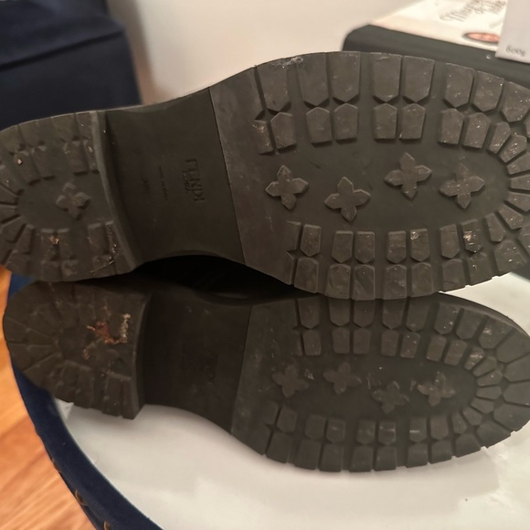 Fendi Leather Combat Boot with FF Cuff - Picture 3 of 3